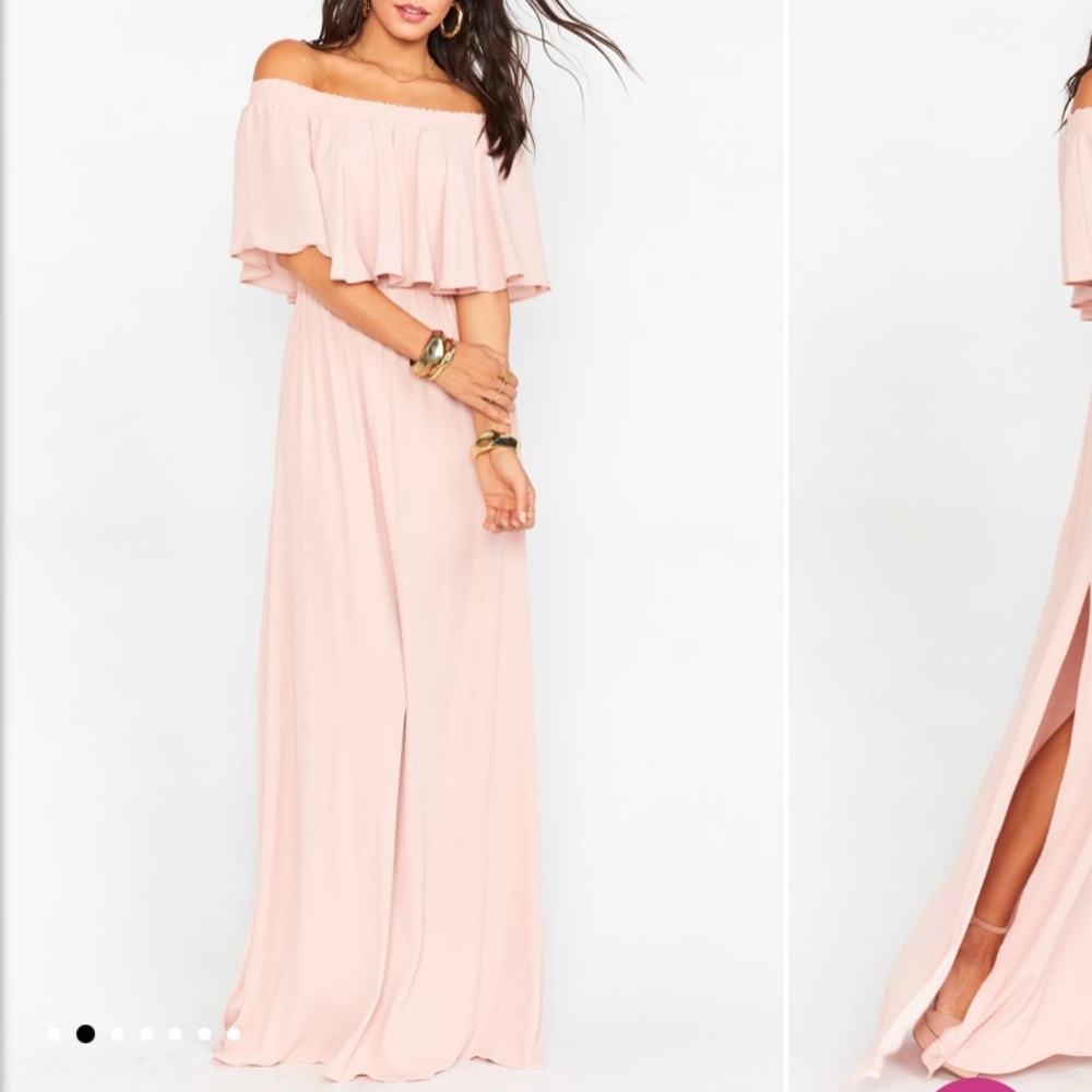 Dusty Rose Maxi Dress 😍